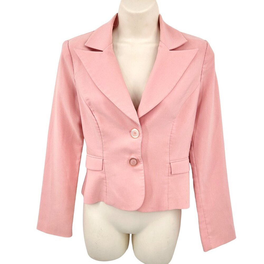 RAMPAGE PALE PINK BLAZER JACKET - SMALL